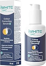 iWhite Serum+ Dental Colour Corrector 30 ml – Instant Teeth Whitener for Yellow or Stained Teeth – Whitening Toothpaste Serum Blue – Effect White Teeth Protects Enamel