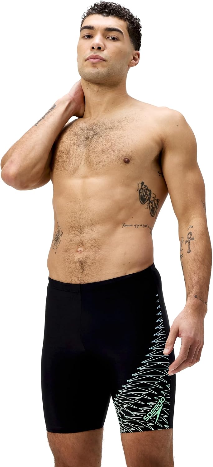 Speedo Mens Gala Medley Logo Jammer | Swim Training | Technical Fabric | Athletic Design