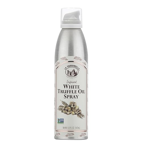 Miniatura 55 de La Tourangelle, Aceite de trufa blanca, sabor terroso gourmet complejo para rociar sobre pasta, palomitas de maíz, verduras, papas, sopa y más, 8.45