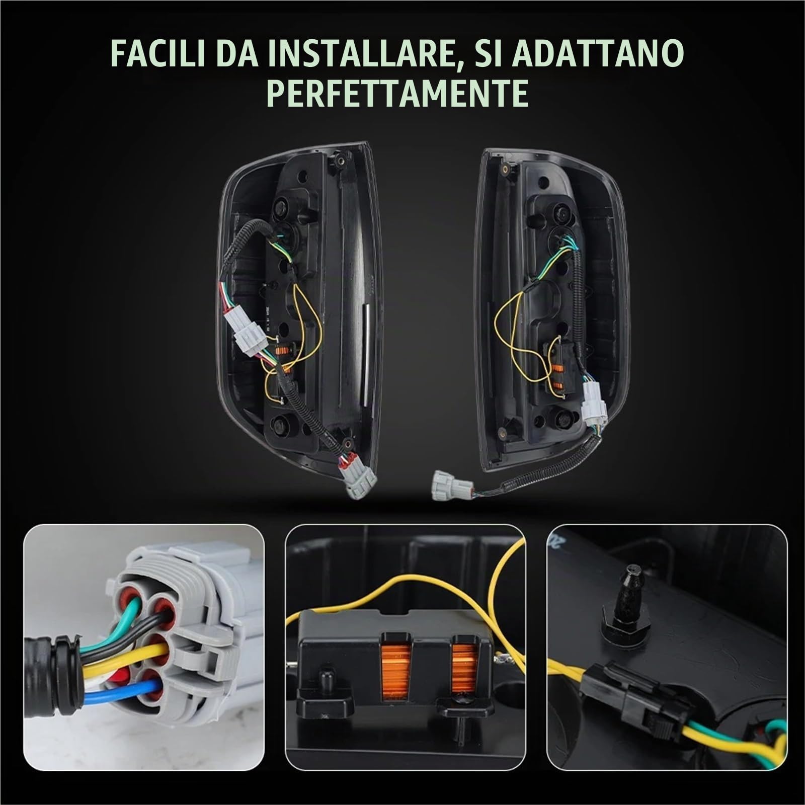 Fanali Posteriori Per Nissan Per Navara D40 Per Frontier 2005-2015 Luci Posteriori Luce Di Stop Luce Di Retromarcia Luce Di Direzione Dinamica A LED Luce Fanale Posteriore