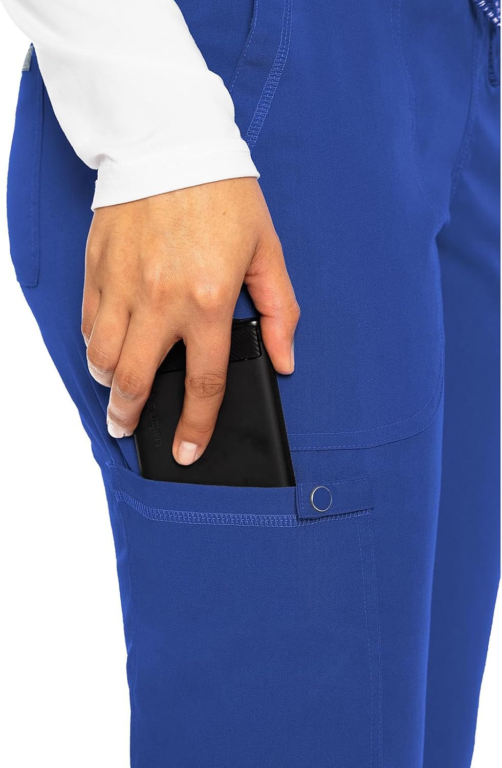 Med Couture Scrub Pants For Women Cargo Jogger Bottoms with 5 Pockets, Lightweight, Ultra Soft, 2-Way Stretch Fabric - MC7710 - Image 9