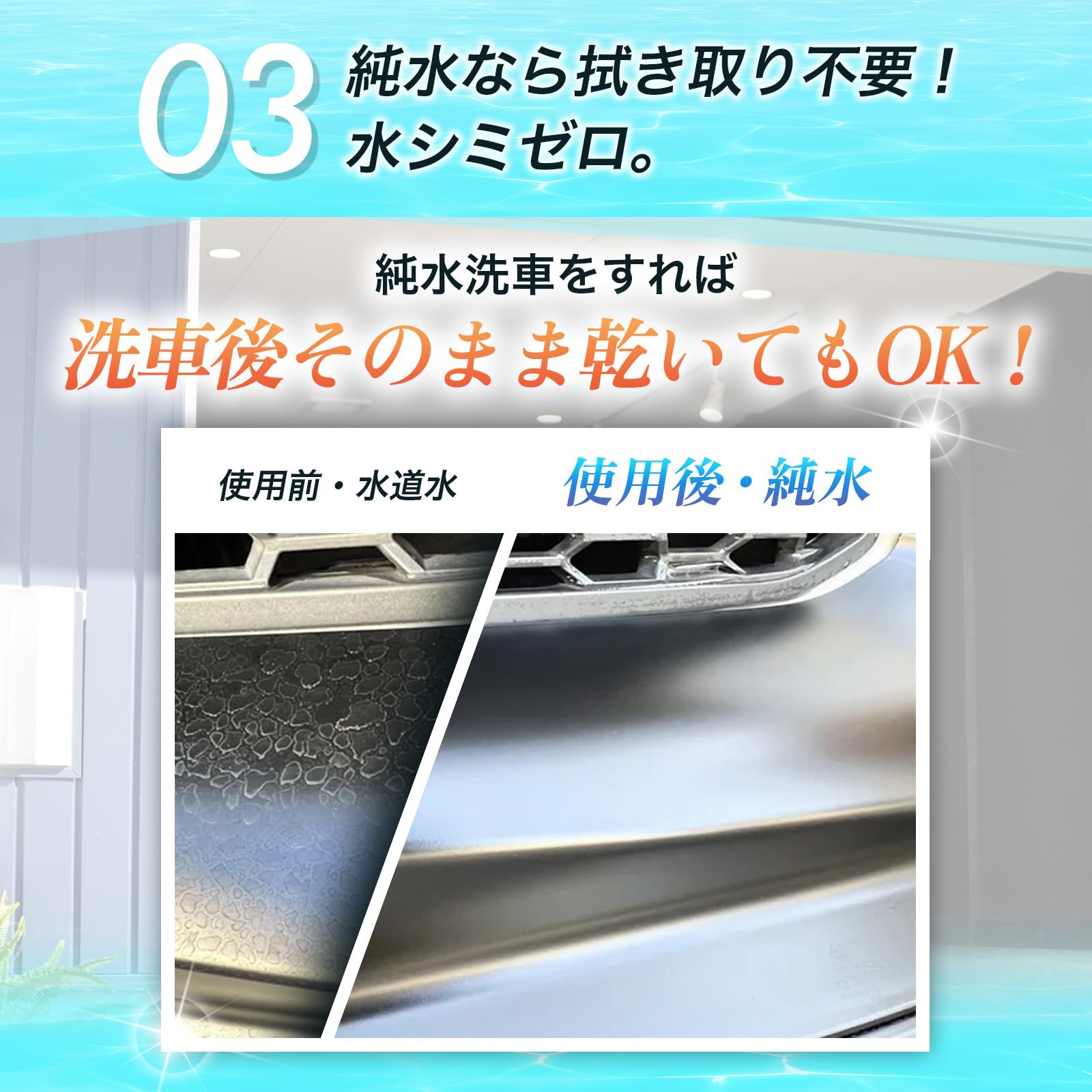 Amazon.co.jp: ベクトレーン 洗車用純水器 即使用可 樹脂入り 洗車用品 