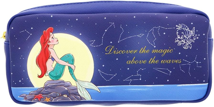 Amazon サンスター文具 ディズニー シルキースカイ ペンケース ボックスタイプ アリエル S ペンケース 文房具 オフィス用品