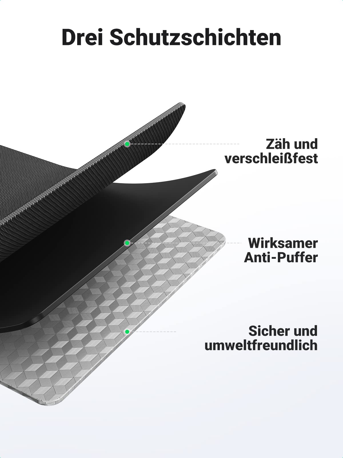 UGREEN Hartschalen-Tragetasche für PowerRoam 600 Portable Power Station (Schwarz (Power Station Nicht im Lieferumfang enthalten)