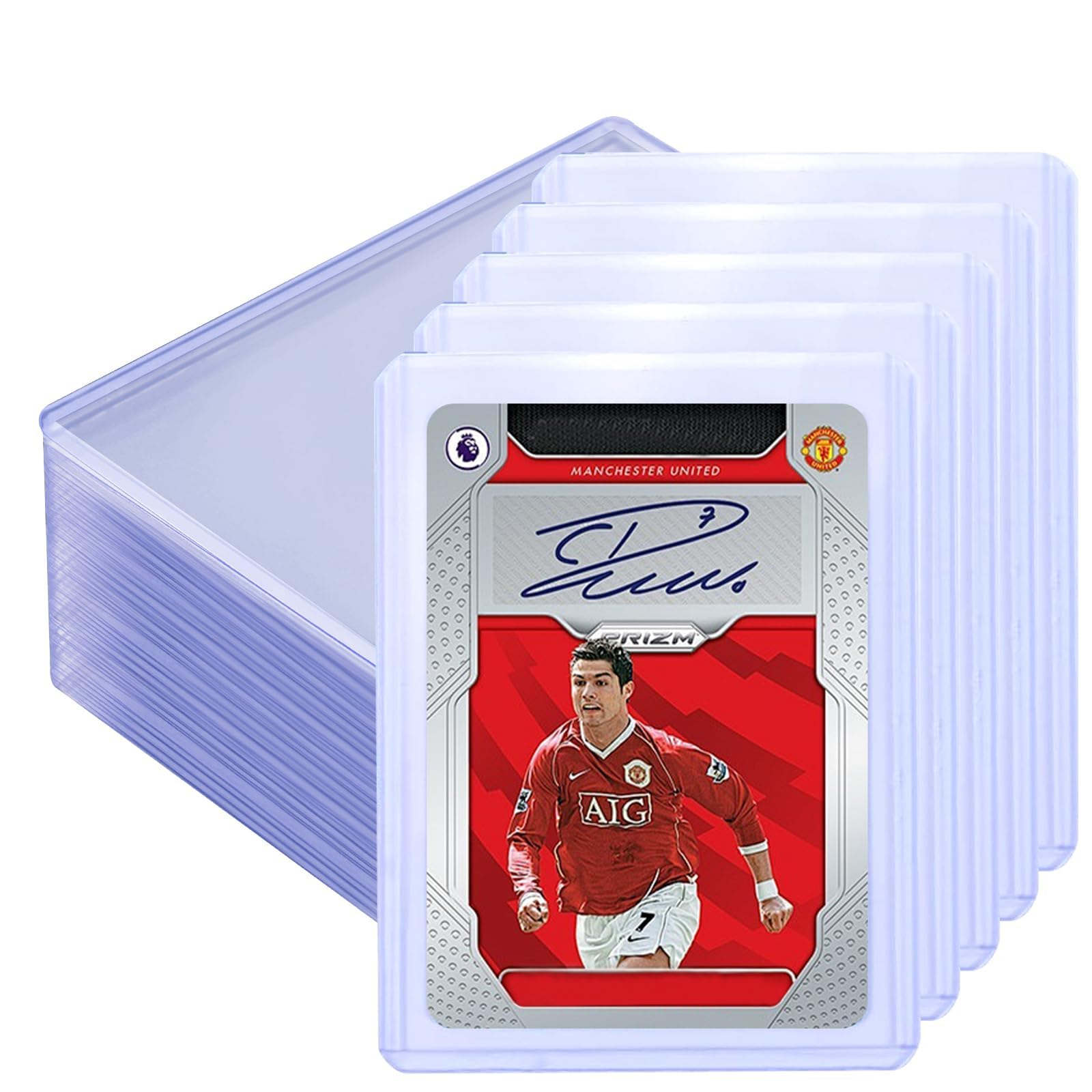 flintronic 100PCS Hard Card Sleeves, Extra Thick Standard Size Card Sleeves, Sturdy Trading Cards Sleeves Card Protector Sleeves Compatible with Yu-Gi-Oh, Sports Cards,Baseball Cards (101 * 77mm) - BigaMart flintronic 100PCS Hard Card Sleeves, Extra Thick Standard Size Card Sleeves, Sturdy Trading Cards Sleeves Card Protector Sleeves Compatible with Yu-Gi-Oh, Sports Cards,Baseball Cards (101 * 77mm) - BigaMart