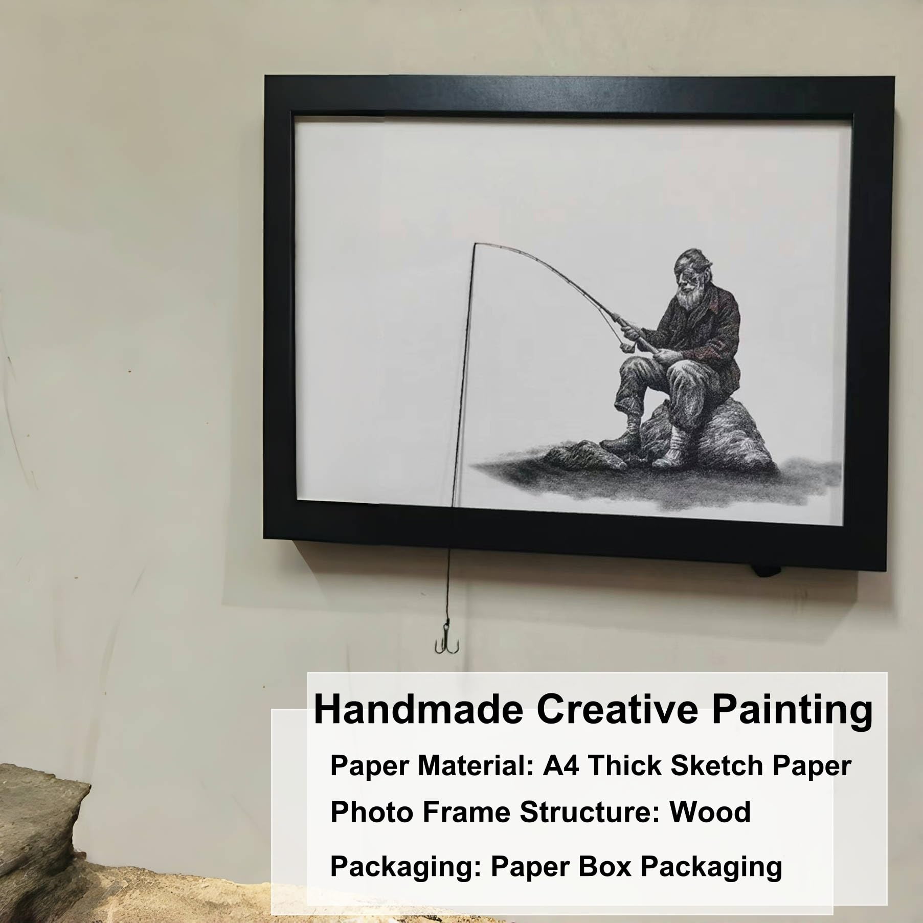 Dipinti Fatti a Mano, Decorazioni murali in Stile distruzione 3D, Dipinti con lezioni di Vita, opere d'Arte, Dipinti per la Camera da Letto, Regali motivazionali per Amici, Famiglia(A)
