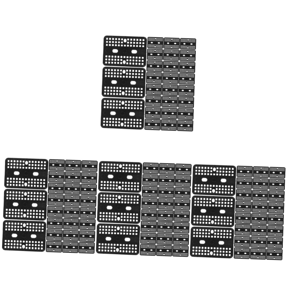 Gaskets de jardin U nail HEMOTON avec 50 piquets de fixation pour bâche et toile
