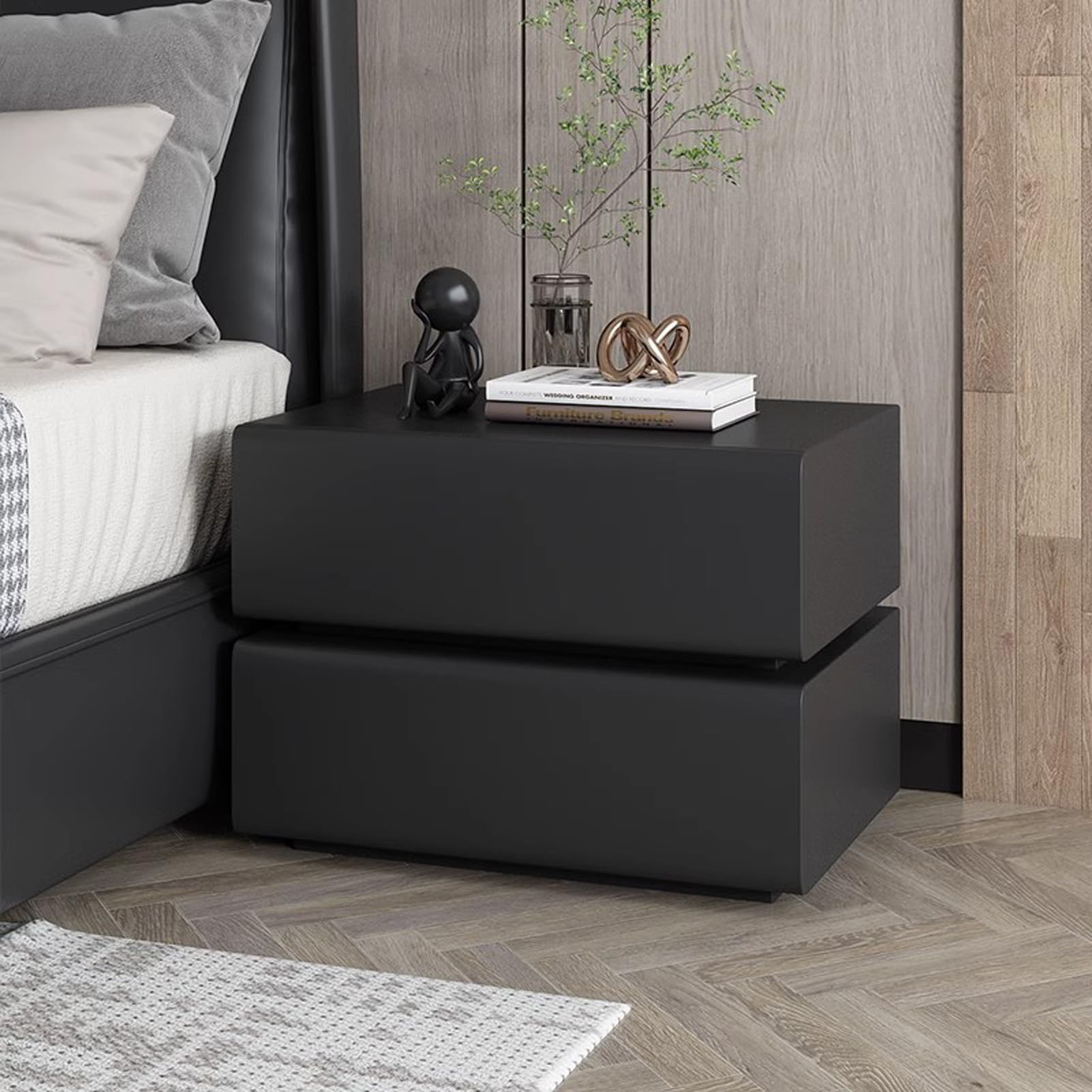 Meuble de rangement de chevet pour chambre fini le désordre avec cette petite table de nuit