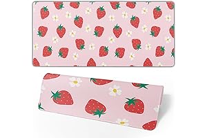Gaming Mouse Pad Strawberry Desk Mat: Enhance Your Gaming and Workspace Aesthetics