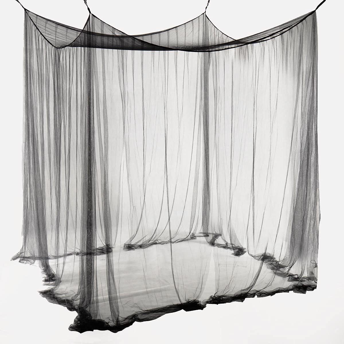 Moustiquaire pour lit et voyage extérieur anti-insecte quatre portes sous tente ou chambre