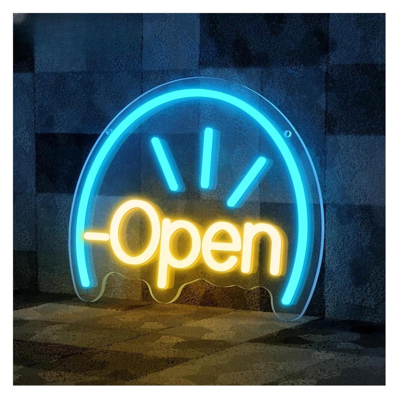 Wexxaii neon Light Sign Neon Light Decoration Open for Signs LED for Shop Bars Restaurant for Cafe Nail Salons Led Luminous Business