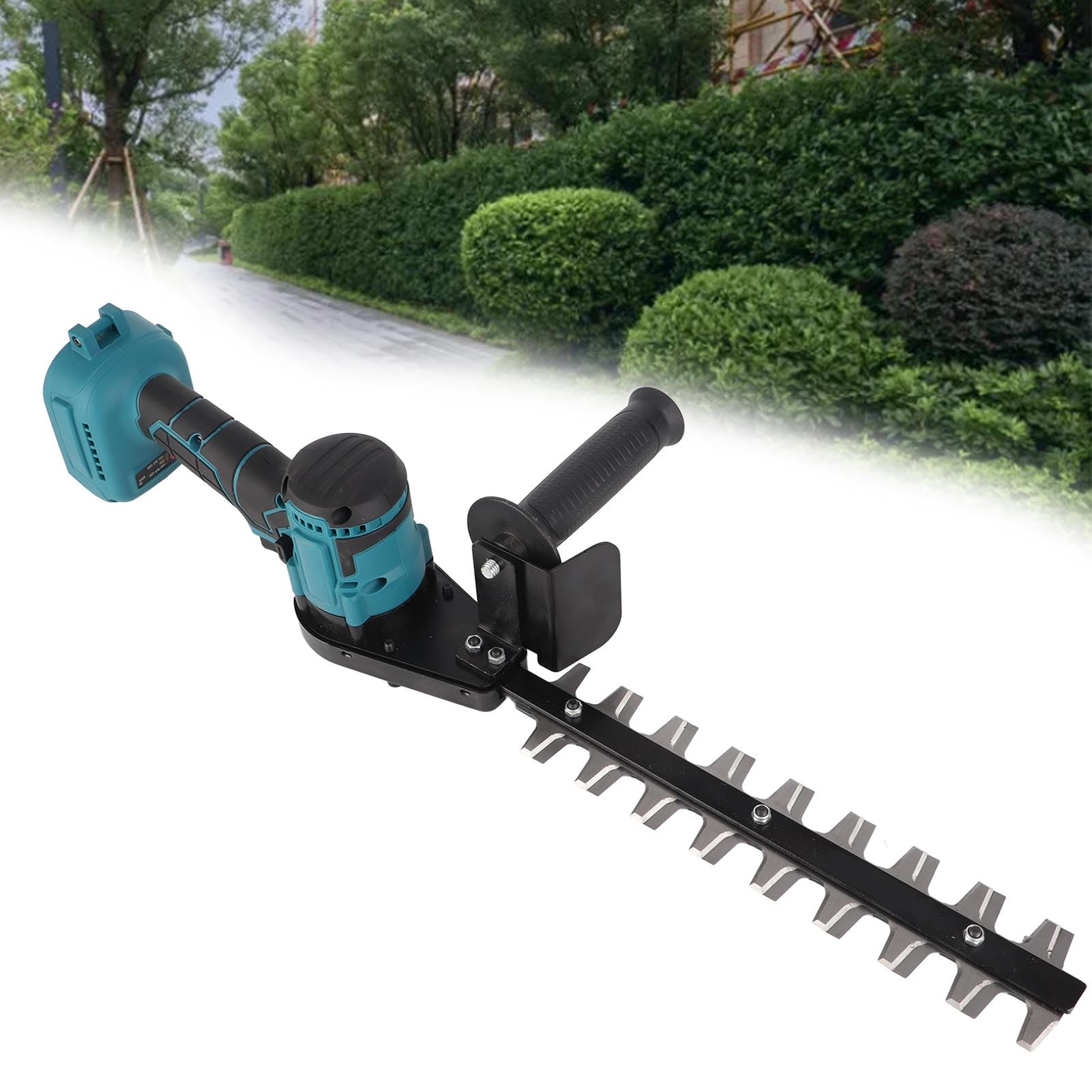 Generic Potente Cortasetos con Batería, Función de Doble Acción sin Escobillas para Jardineros, Diseño Ligero