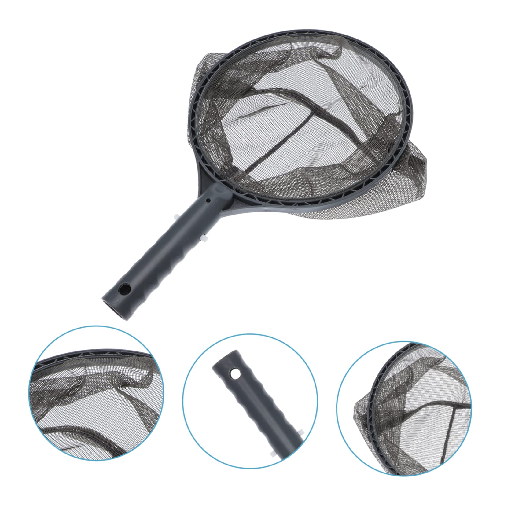 Red Práctica para Limpieza de Piscinas Pequeña y Portátil, de Plástico y Poliéster, Adecuado para Limpiar Hojas y Residuos Agua