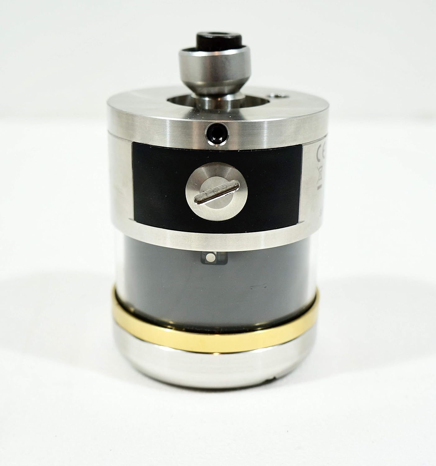 Side view of the Renishaw RMP600 probe showing a screw access point