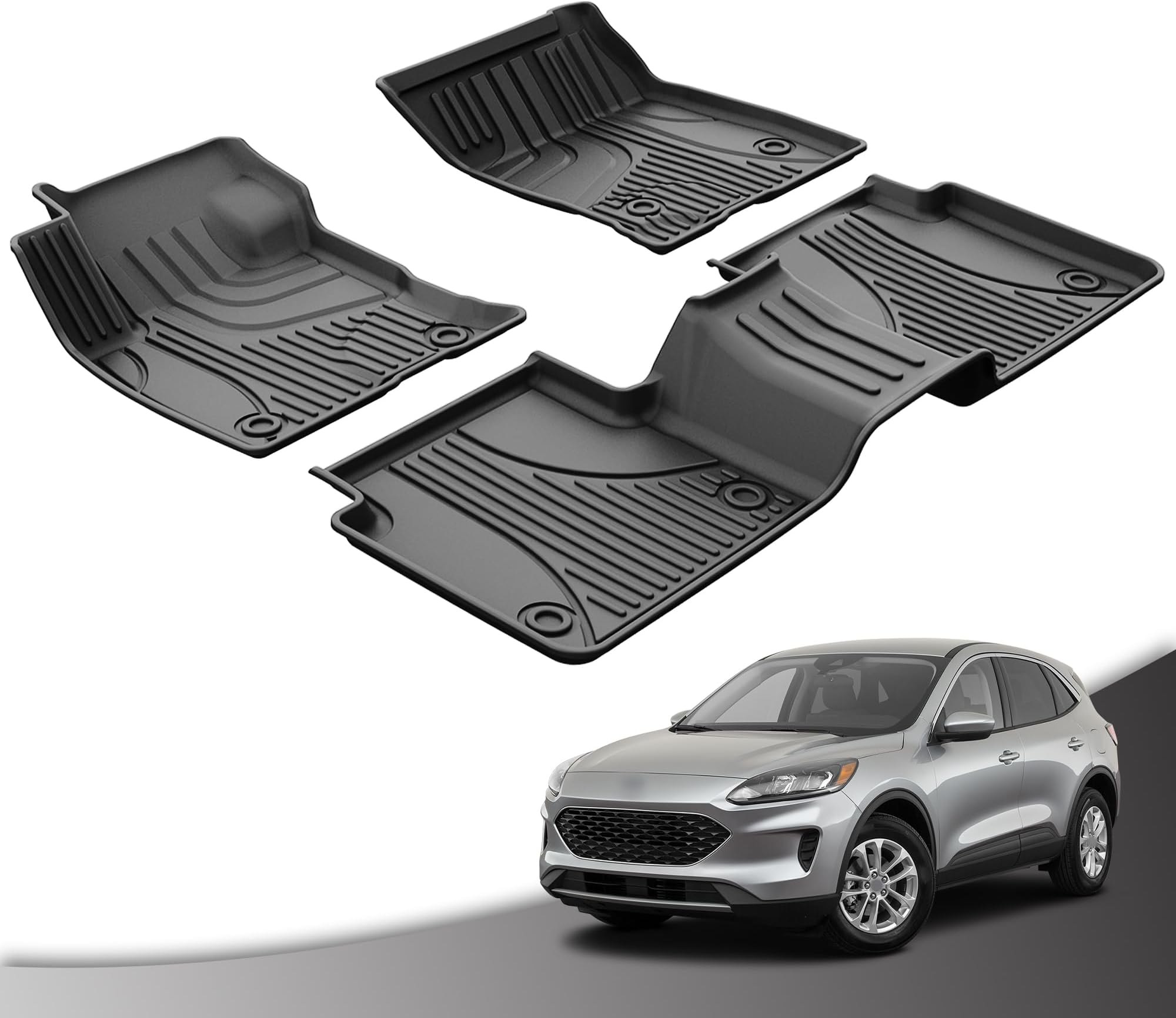 TTX LIGHTING Floor Mats for Ford Escape 20202024 (Not for