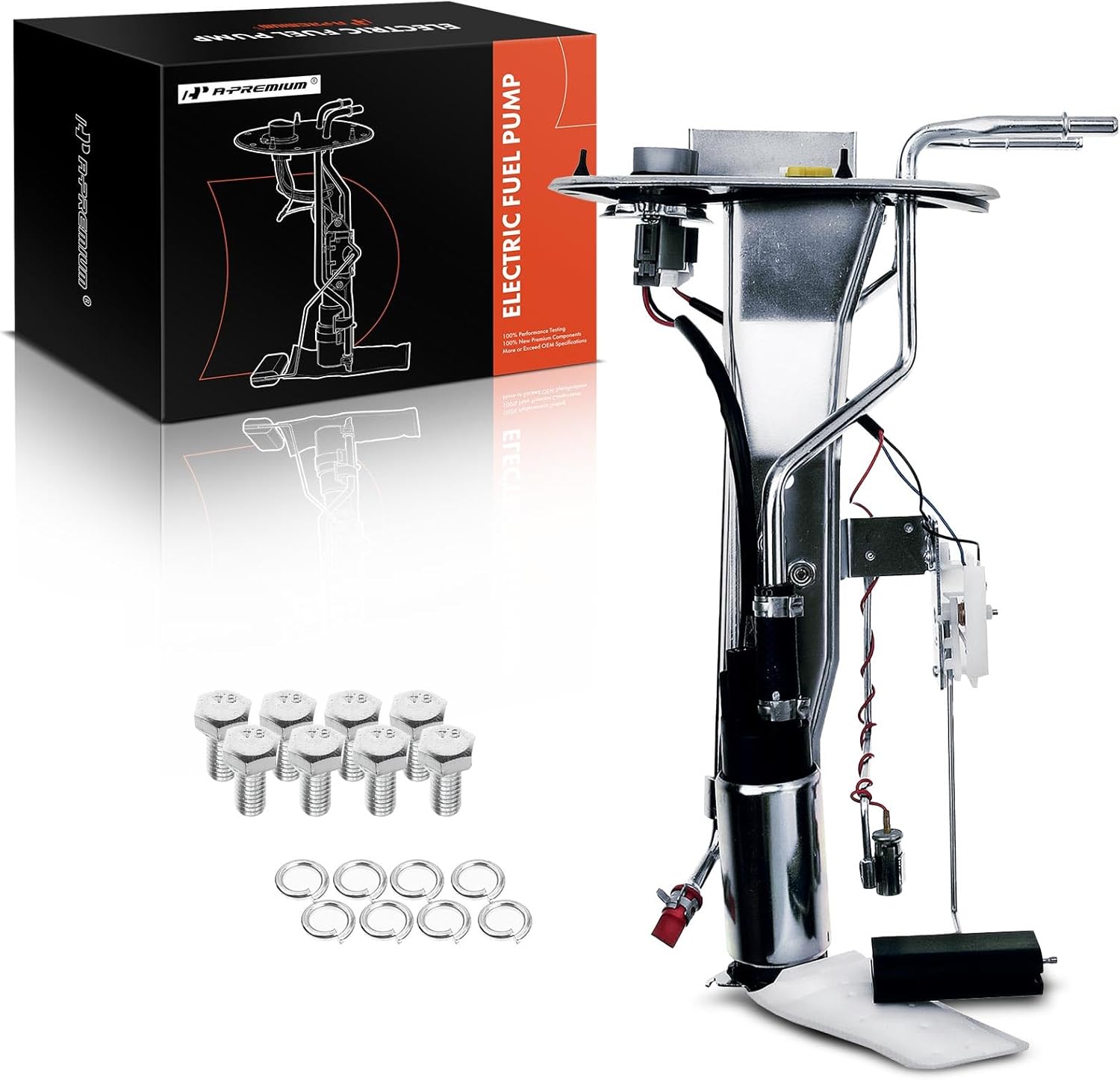 A-Premium Electric Fuel Pump Assembly with Sending Unit Compatible with Toyota Tacoma 2002 2003 2004, 2.4L 2.7L 3.4L, Gas, Replace# 232200C010