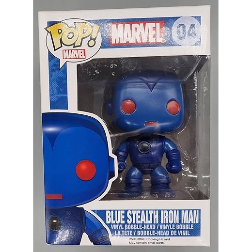 Funko Marvel Blue Stealth Iron Man Pop Vinyl Figure Exclusive