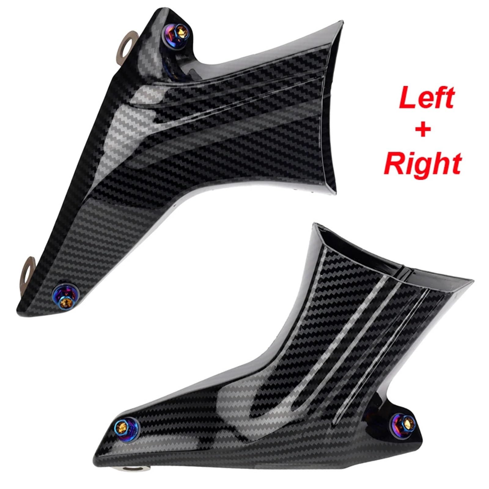Condotto aria moto Condotti Di Raffreddamento Dell'aria Per Pinza Freno Moto Adatti Per Yamaha TMAX530 TMAX560 TMAX 530/560 Tech Max T-MAX530 T-MAX560 DX SX(Left-Style1)