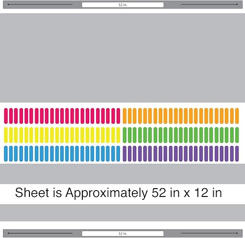 Miniatura 2 de Chromantics - Juego de adhesivos para postre, diseño de arcoíris