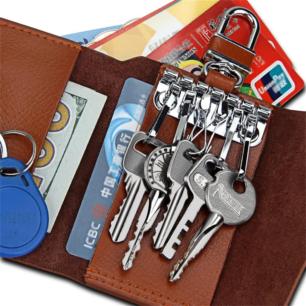 JSEIAJB Universal Door Key Bag Men and Women Hanging Buckle Key Bag Family Access Card Key Bag