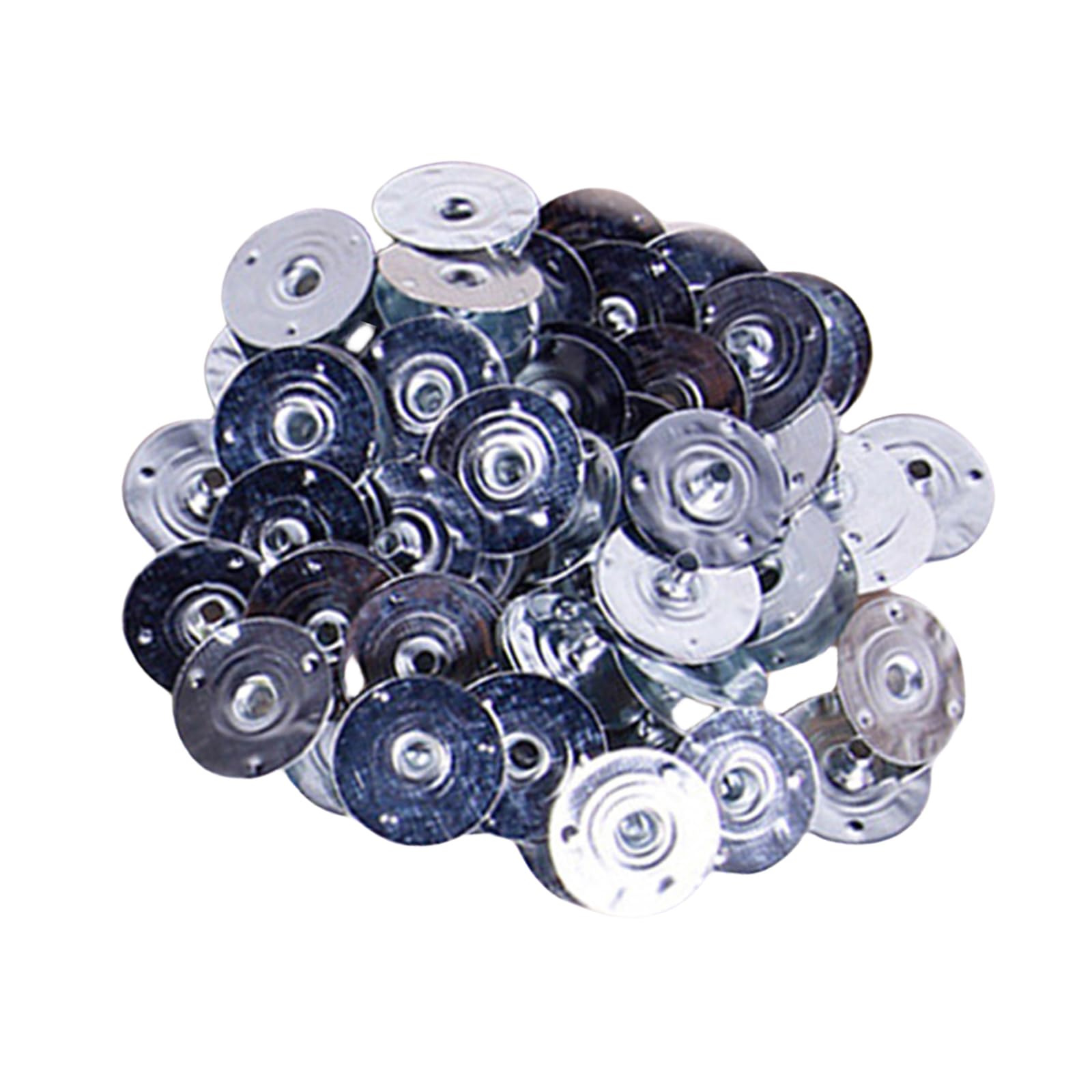 Xuqizzpp B 100Pcs Centering Votives Candle Wicks Holder Clip For Craft Enthusiasts Metal Tealight Candle Wicks Sustainers Tabs