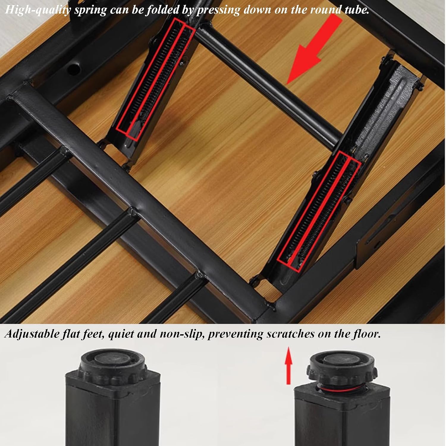 Conference Table 2 Set, Conference Room Table, Large Rectangle Meeting Seminar Tables Set, Long Business Tables for Office Training Room, Boardroom Desk
