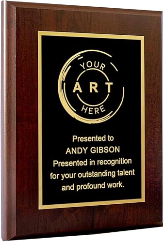 Placas y premios grabados personalizados. Ideal para jubilación, agradecimiento, reconocimiento militar, logros especiales, conmemorativos,