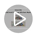 SHACOS Fall Anti Fatigue Kitchen Mats 2Pcs Kitchen Rugs Pumpkins Autumn Leaves Happy Fall Y’All Non Slip Cushioned Floor Mat for Kitchen Fall Home Decor, 17x27.5+17x47, Pumpkins - Image 4