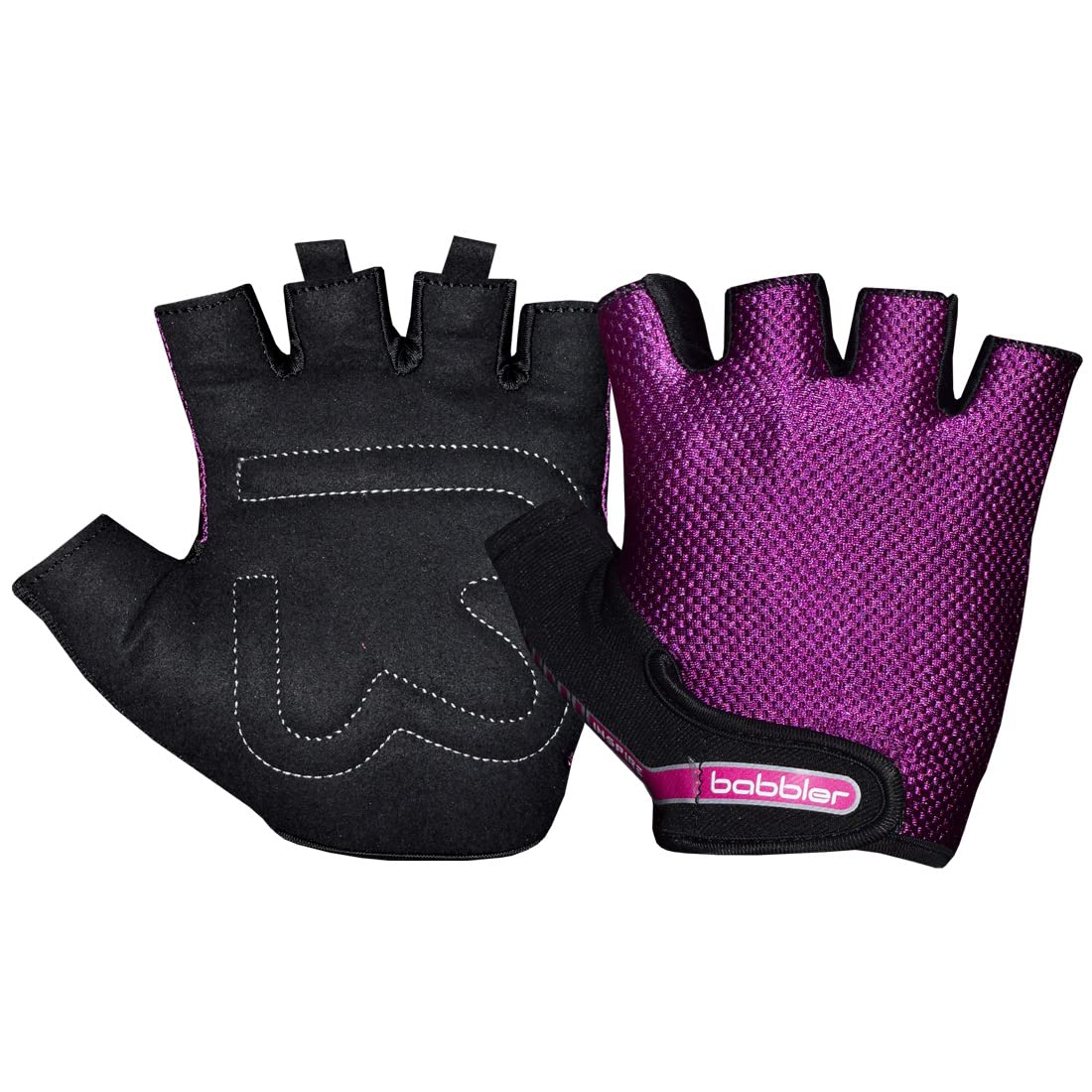 BABBLER Inspire Gym Gloves, Fitness Gloves with Wrist Support (Large, Pink)-image-34