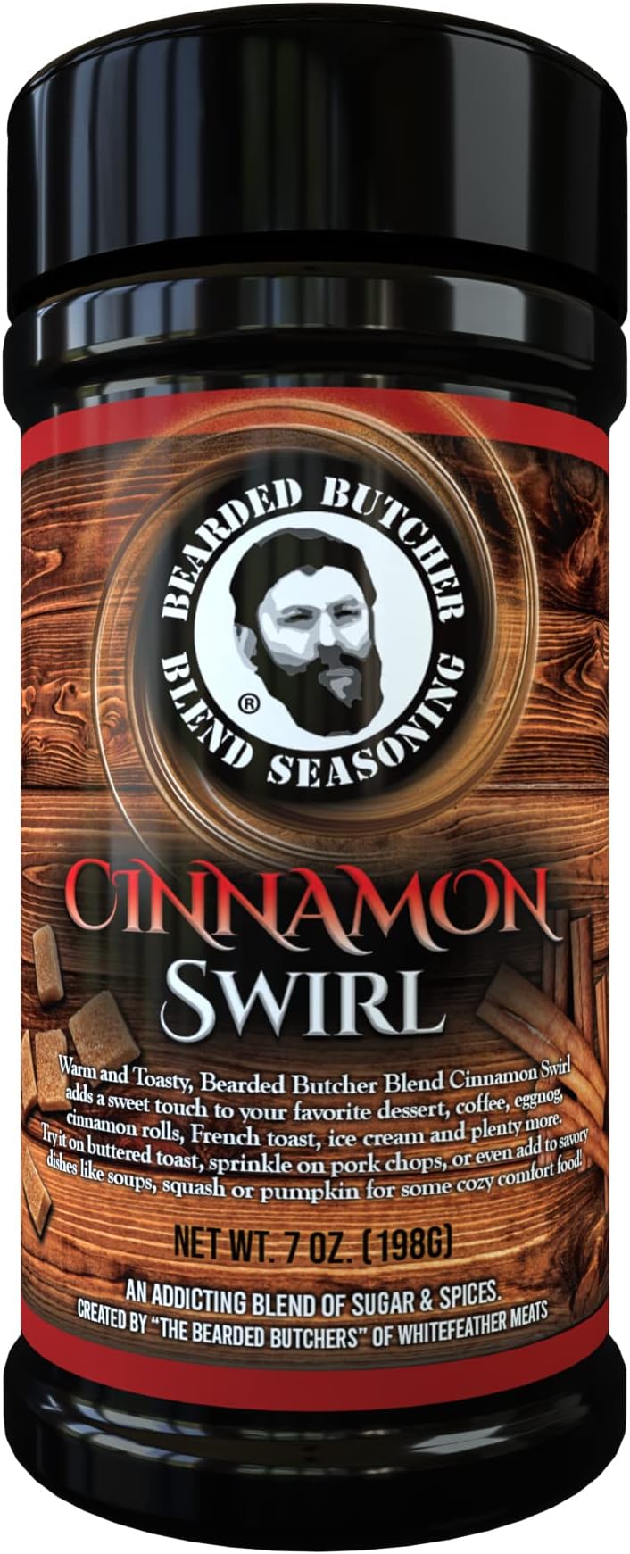 Bearded Butcher Blend Cinnamon Swirl Seasoning, 7oz