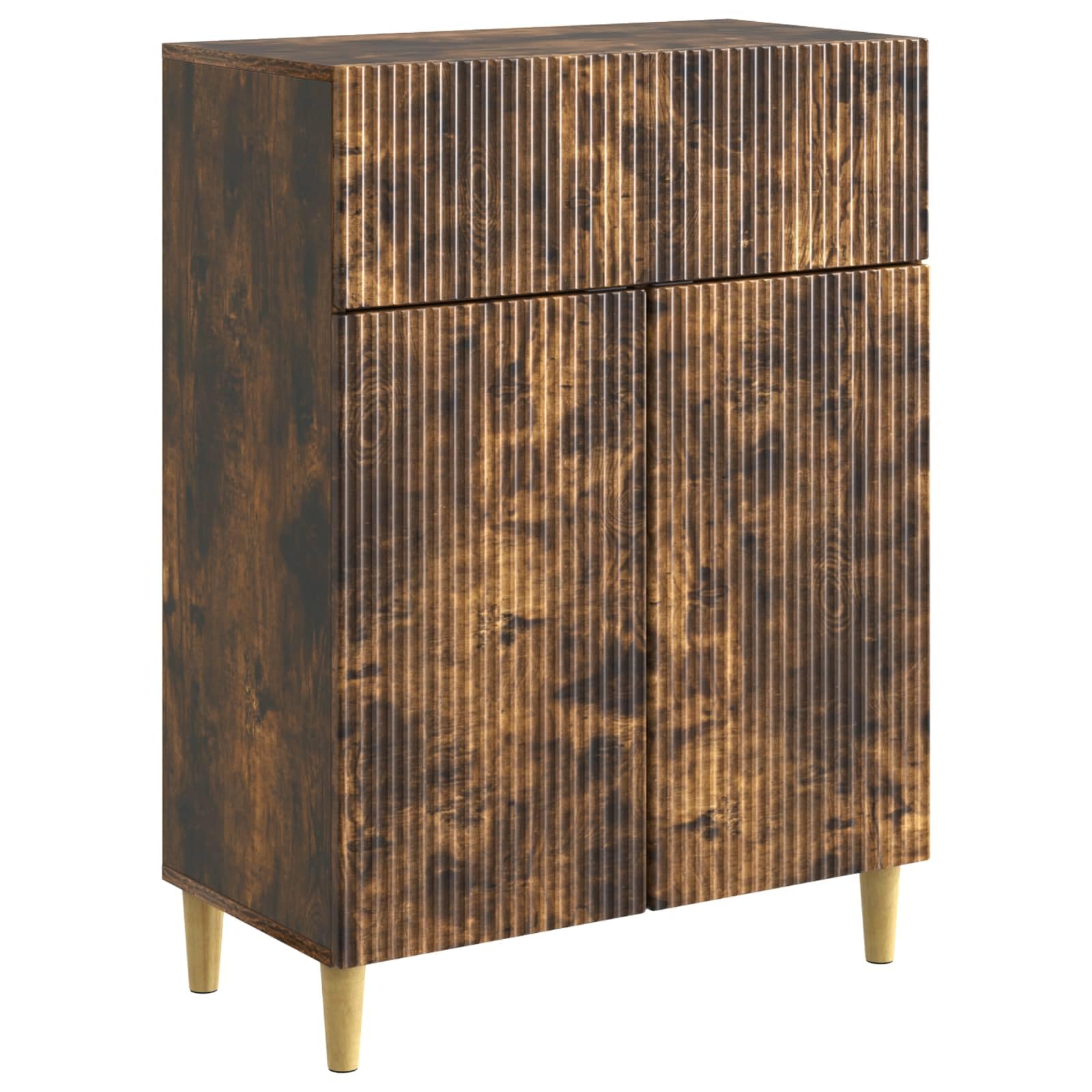 Cómoda de roble ahumado ideal para organizar el salón y el pasillo de casa
