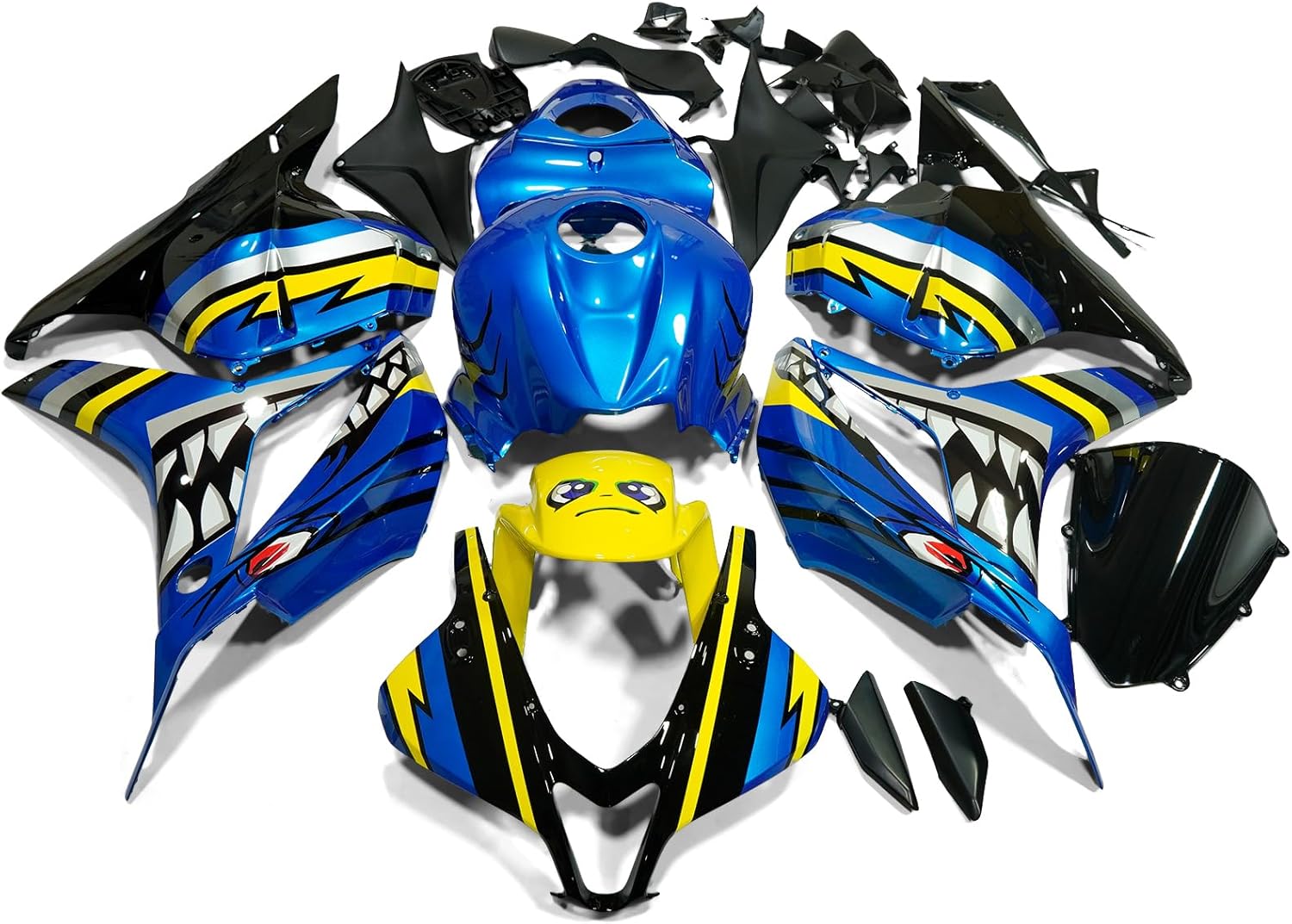 ZXMOTO Motorcycle Fairing Kit for Honda CBR 600RR F5 2009 2010 2011 2012 Injection ABS Plastic Bodywork Fairings（PWG-006）