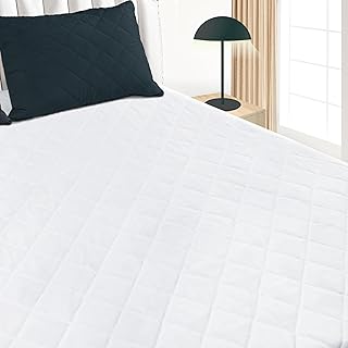 Twin XL Size 100% Waterproof Quilted Fitted Mattress Pad, Breathable Noiseless Mattress Protector, Soft Mattress Cover, Deep Pocket Stretch Up to 21" Alternative Filling
