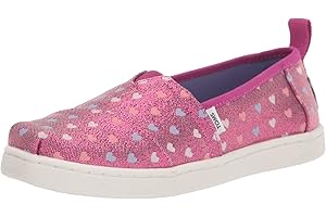 Toms Girl's Glitter Alpargata Loafer Flat