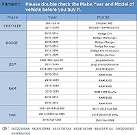 Vista 2 de Sensor TPMS, sensor de monitoreo de presión de neumáticos de 433 Mhz apto para Chrysler Jeep Dodge Ram Reemplazo # 56029398AB (paquete de 4)
