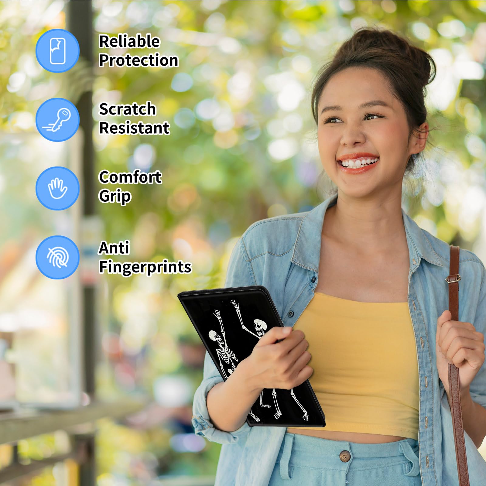 Étui En Cuir Pour Kindle Paperwhite (compatible Avec 10e Génération- 2018) - 12 Styles, Case Cover Avec Réveil