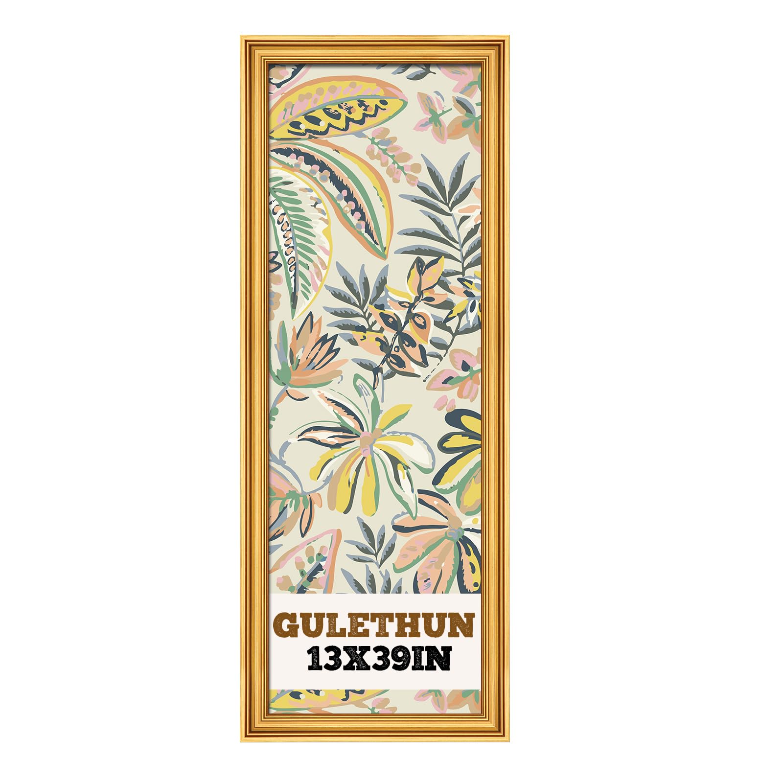 GULETHUN 13x39 Gold Frame