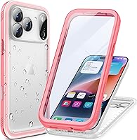 Vista 18 de Cozycase TOP Funda impermeable para iPhone 17 Pro Max - Grado militar resistente a todo 360 con protector de cámara de pantalla, doble IP68 a prueba