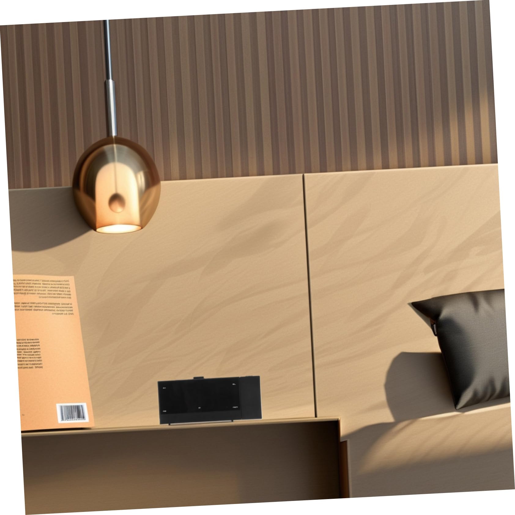 Reloj Despertador con Proyección LED Negro para Dormitorio | Pantalla Grande, Ángulo de Proyección Ajustable, Modos de Visualización Múltiples
