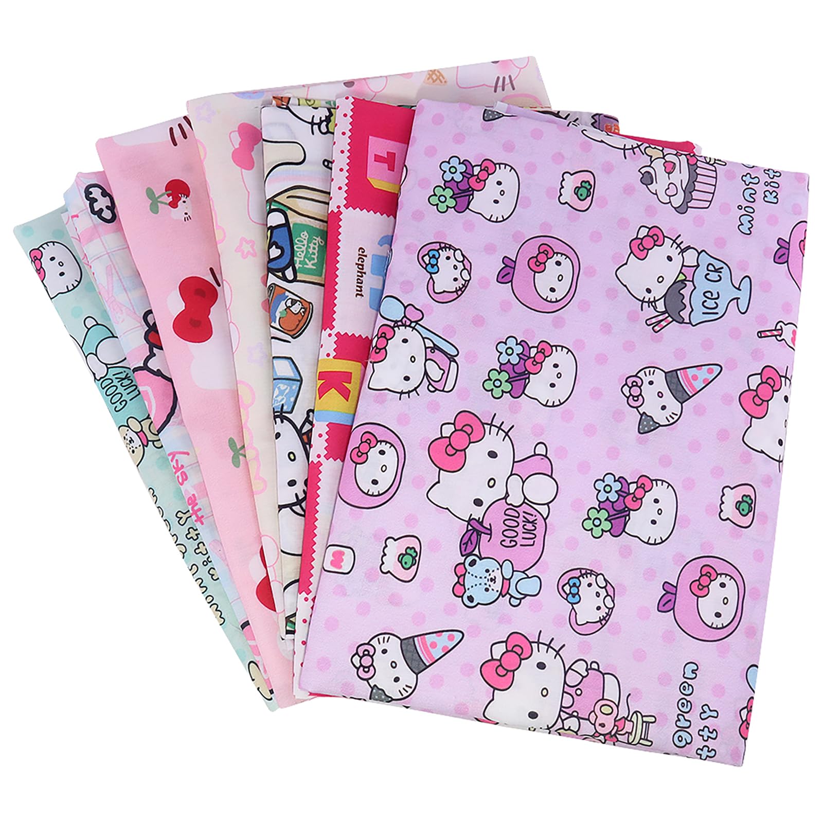 Amazon | キティ 生地 布 パッチワーク布 ハギレ キティちゃん 
