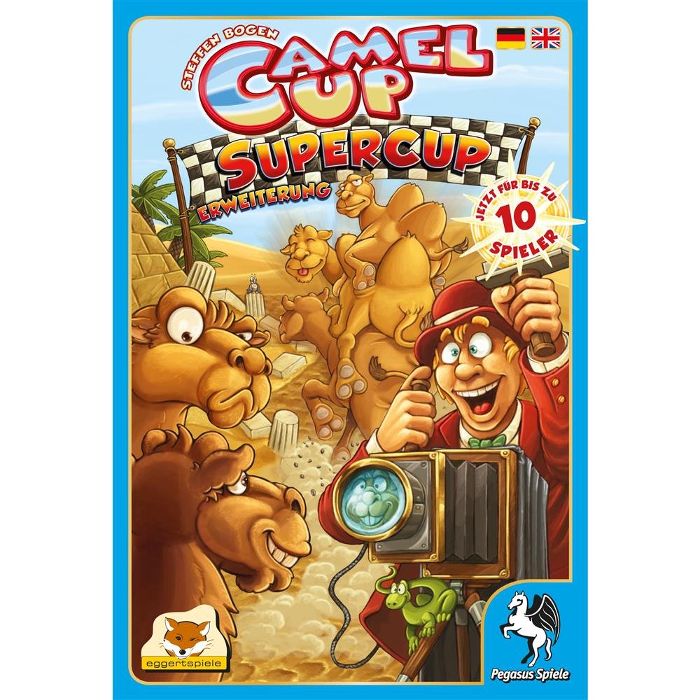 Pegasus Spiele 54546G - Camel Up Supercup (Erweiterung) (eggertspiele)