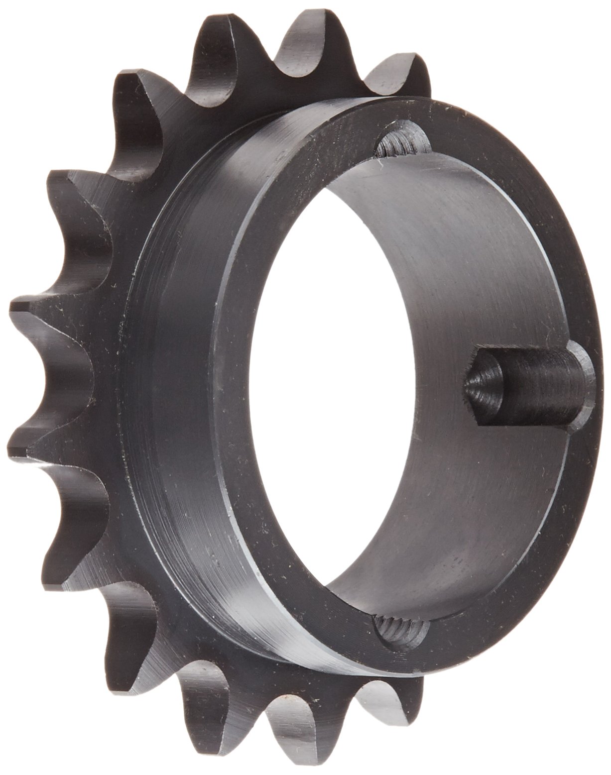 Tsubaki H50BTL17 Roller Chain Sprocket, Single Strand, Taperlock Design, Hardened Teeth, 1610 Bushing Required, 17 Teeth, #50 ANSI No., 5/8