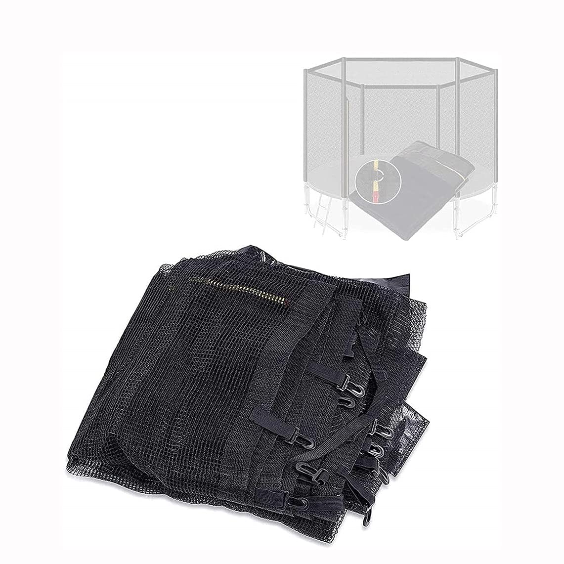 Rete di Sicurezza per trampolini per Bambini e Adulti, telai Rotondi, Rete di Ricambio per trampolini, Rete di Sicurezza per la prevenzione degli infortuni dei Bambini, Accessori per trampol