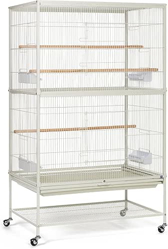 Prevue Pet Products Wrought Iron Flight Cage with Stand, Large