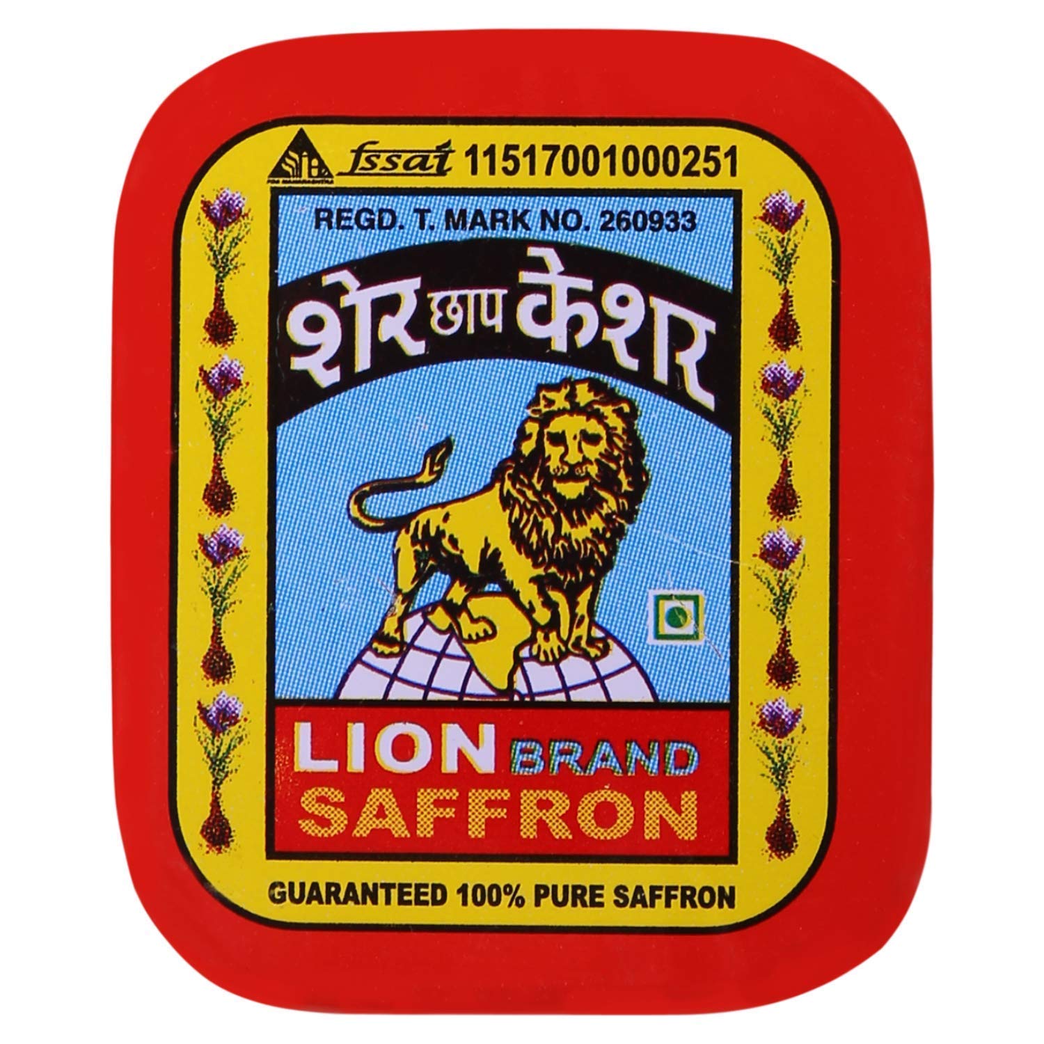 Lion Saffron, Original Kashmir Lacha Saffron/ Kesar/ Keshar (Certified