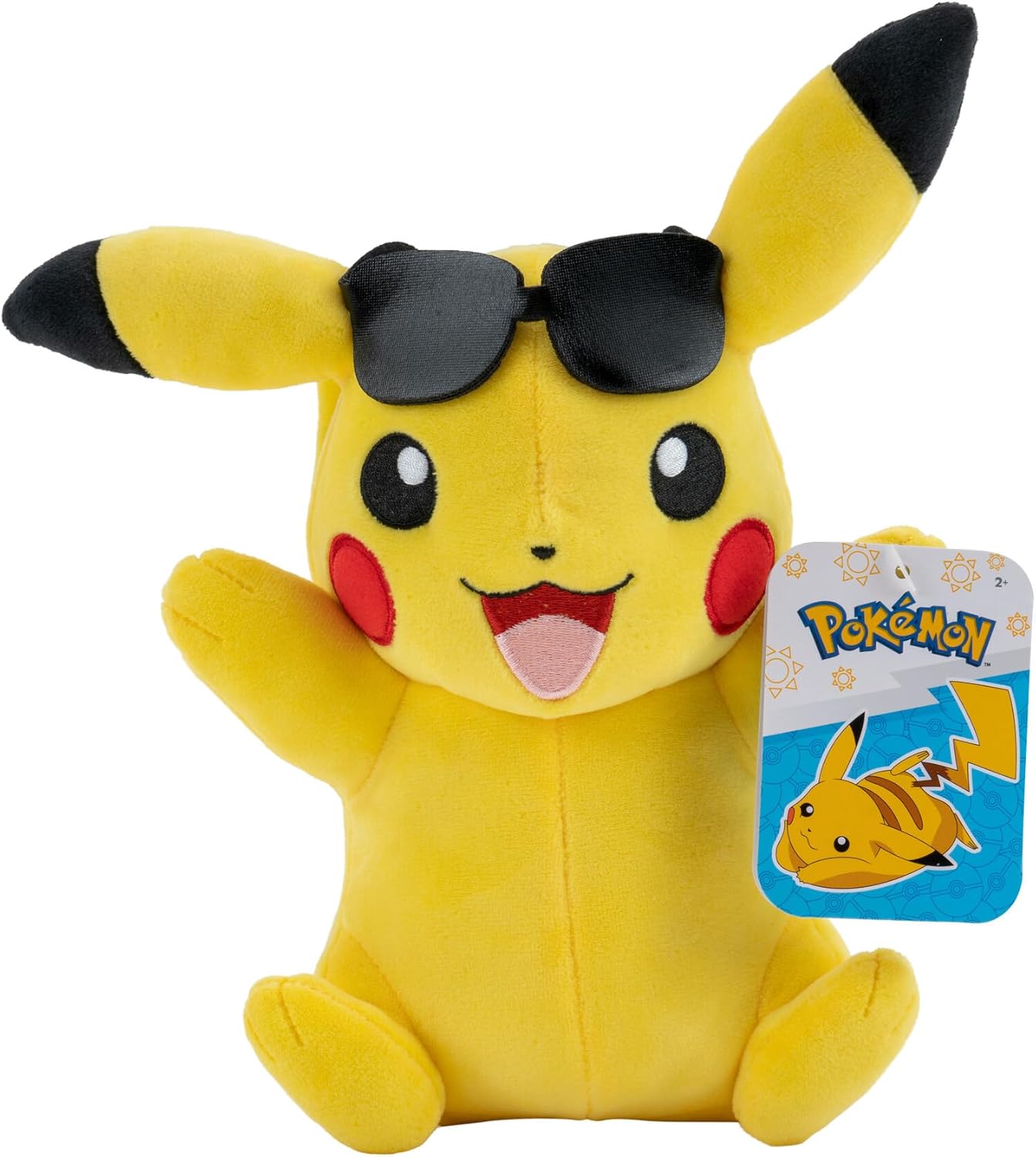 Pokémon Pikachu Plush with Sunglasses – Pikachu Plush 20 cm with Unique Accessory