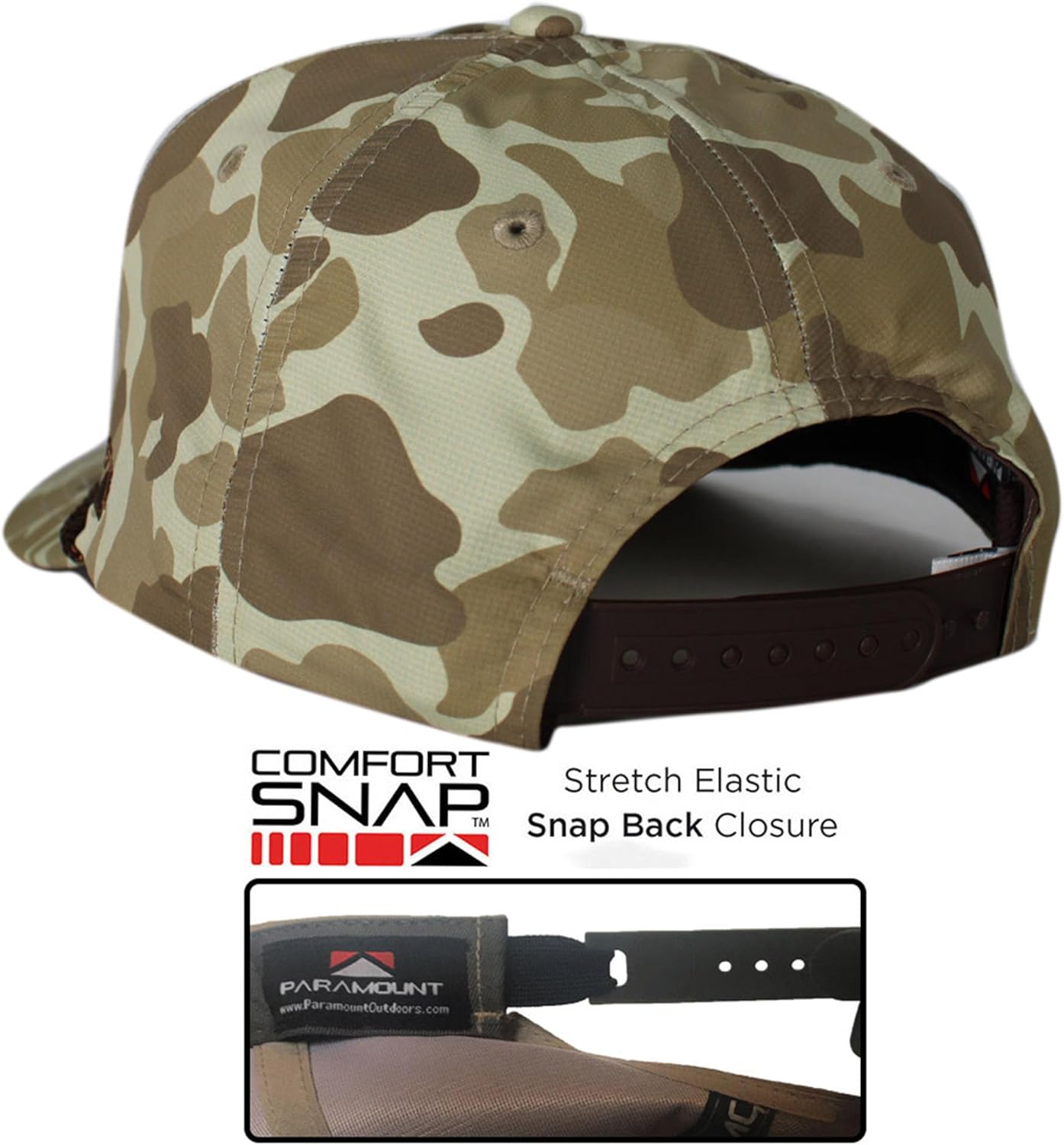 Paramount Outdoors Old School Camo Trucker Hat for Men Vintage Camo Ropecap
