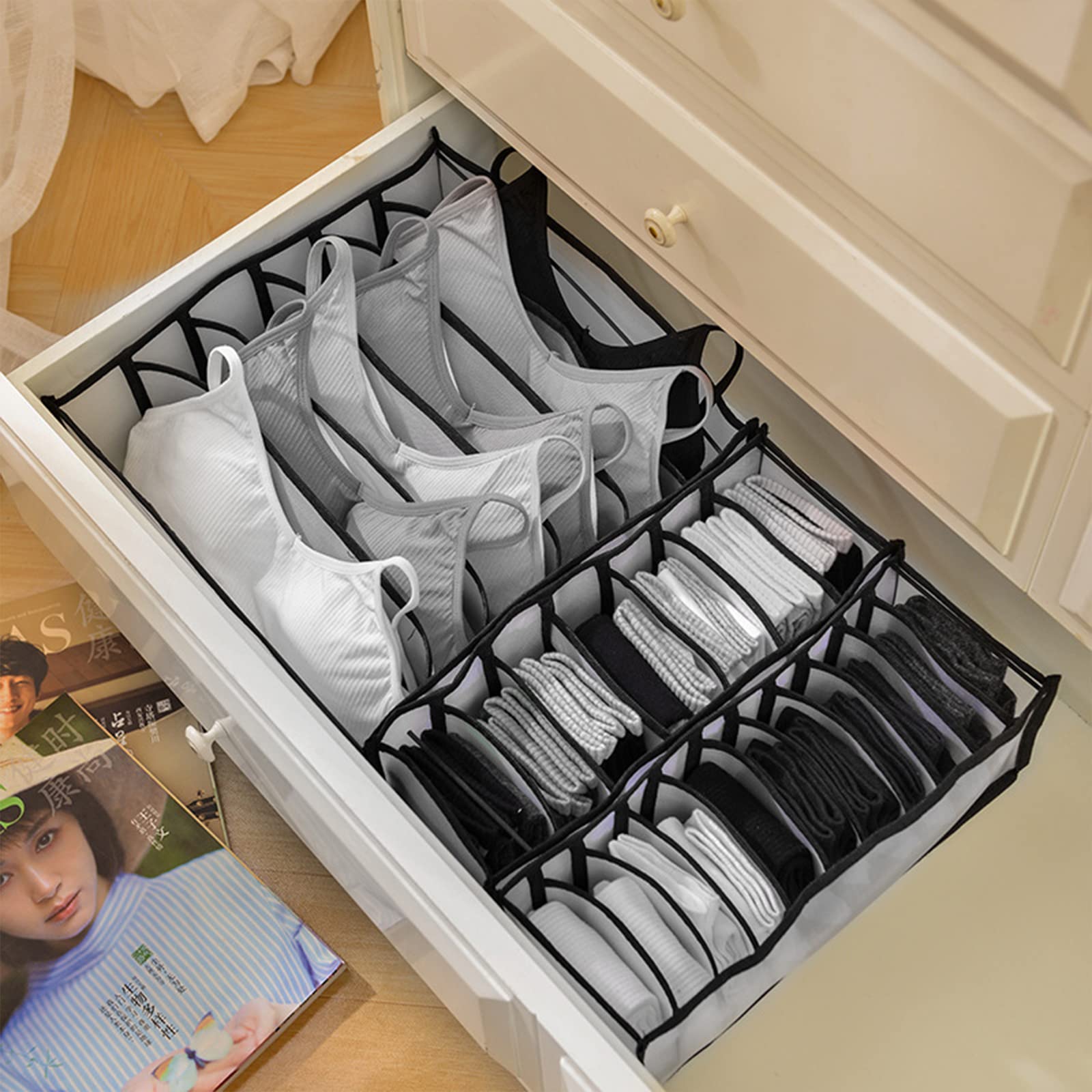 Kleiderschrank-Organizer aus Vliesstoff
