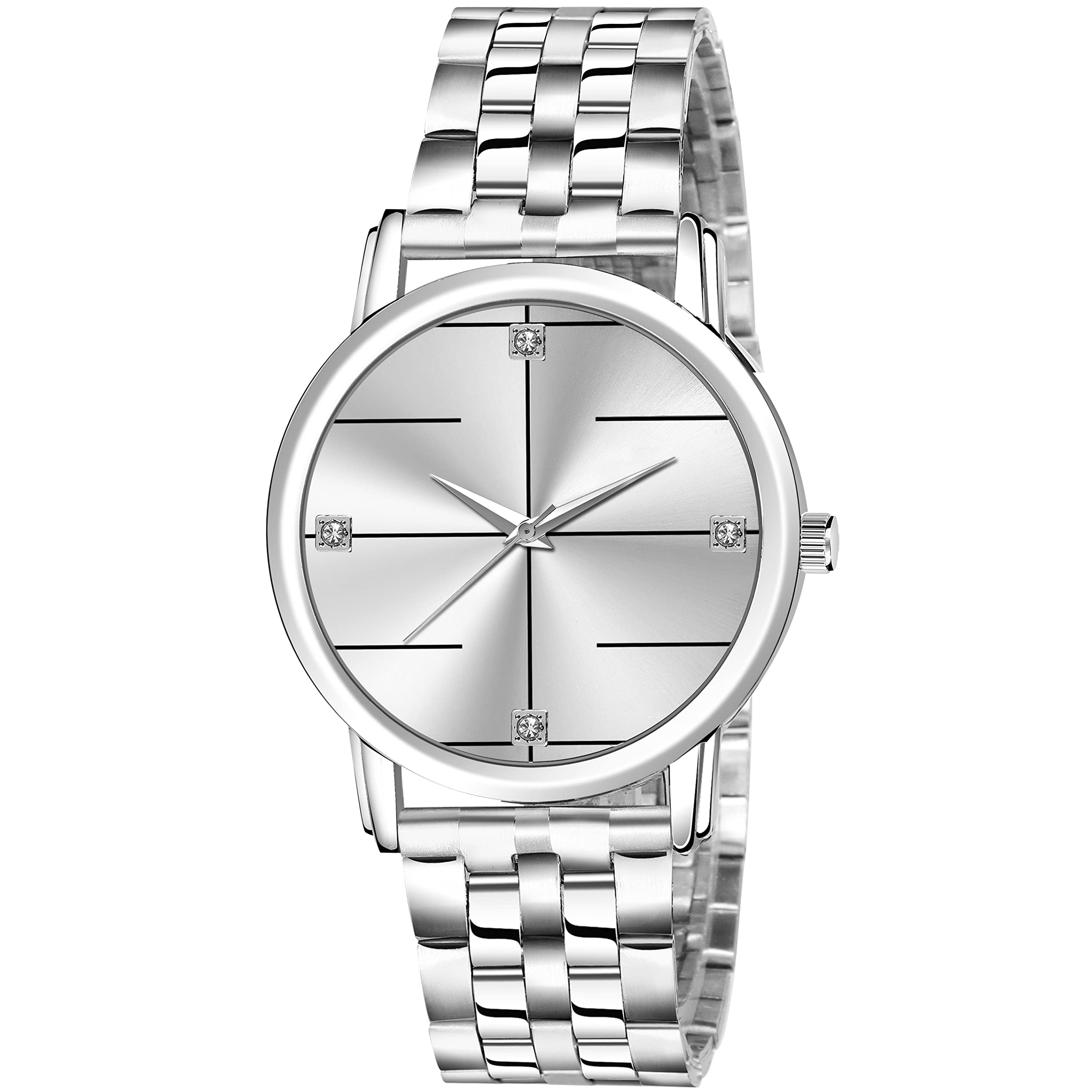 Shocknshop Stainless Steel Analog Black Dial Casual Formal Ladies Chain Silver Women Watch (Silver Colored Dial And Strap) -Sn320, Silver Band (B0BHTJL26S) Amazon Price History, Amazon Price Tracker