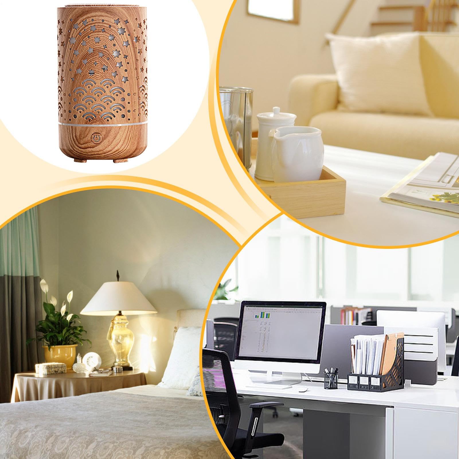 Diffusori per la Casa Umidificatore di Profumo Automatico Luminoso | Diffusore Di Profumo Luminoso Per Casa per Bagno Ufficio Soggiorno Camera Da Letto Hotel Dormitorio Presepe